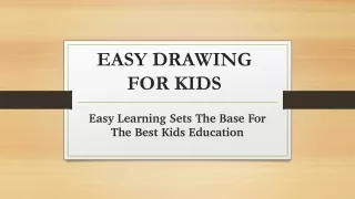 easy drawing for kids