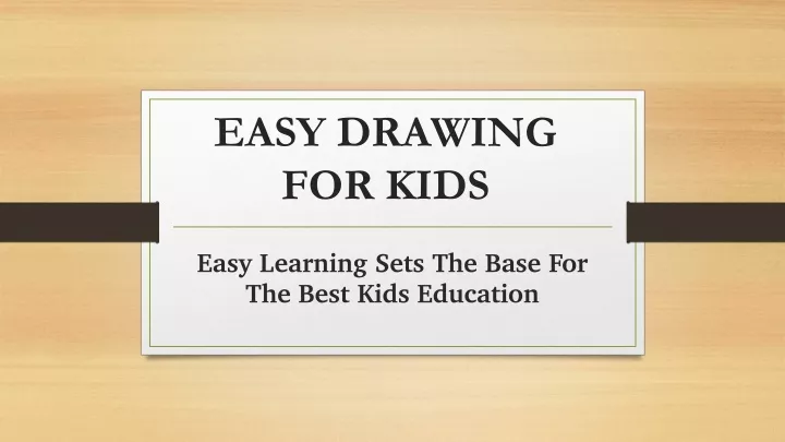 easy drawing for kids