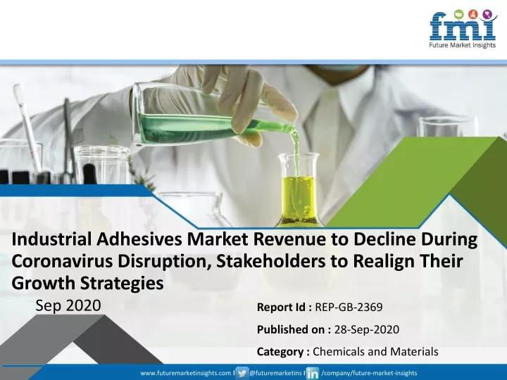 industrial adhesives market revenue to decline