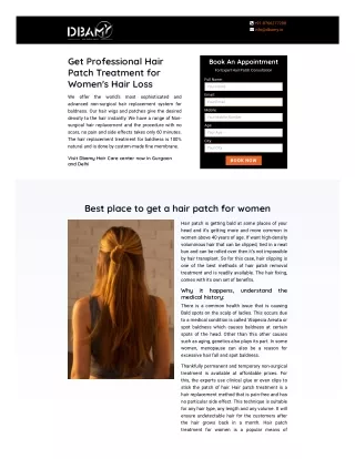 Hair Patch For Women