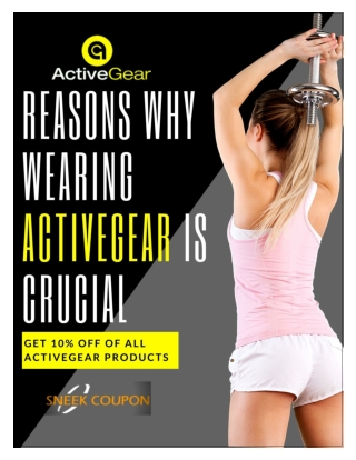 100% Verfied ActiveGear Coupon Code