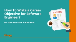 How To Write a Career Objective for Software Engineer