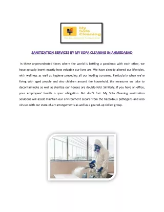 deep cleaning services in Ahmedabad