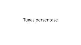 Tugas persentase