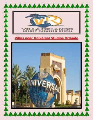 Villas near Universal Studios Orlando