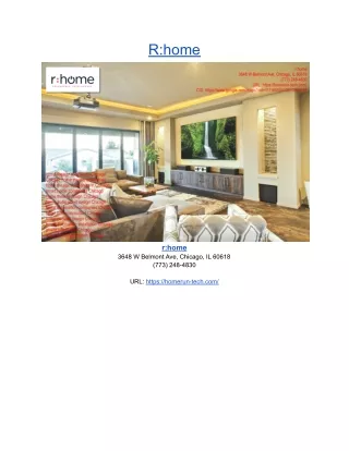r home