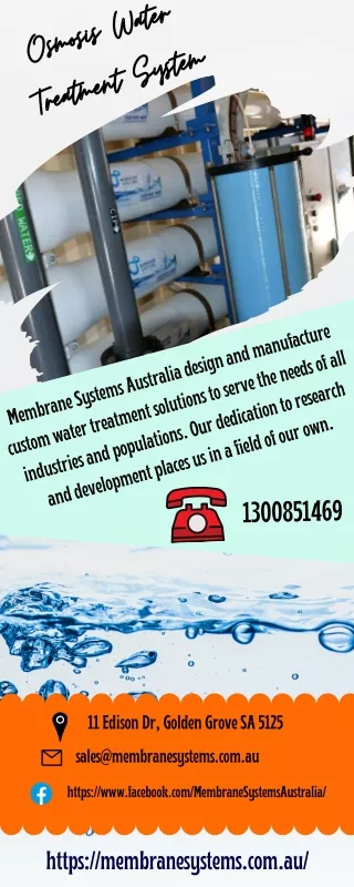 Osmosis Water Treatment System