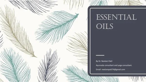 essential oils