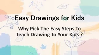 easy drawings for kids