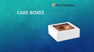 cake boxes