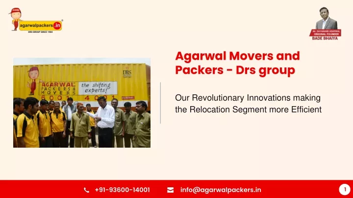 agarwal movers and packers drs group