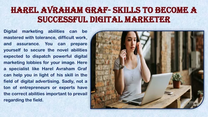 harel avraham graf skills to become a successful digital marketer