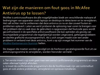 Contact Mcafee Nederland Verkrijg de online hulp