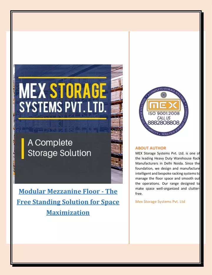 about author mex storage systems