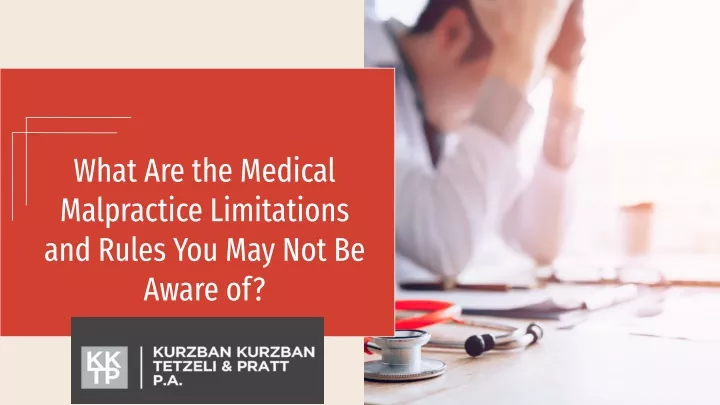 what are the medical malpractice limitations