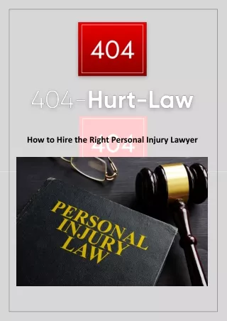How to hire the right personal injury lawyer in Atlanta