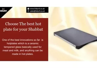 Choose The best hot plate for your Shabbat