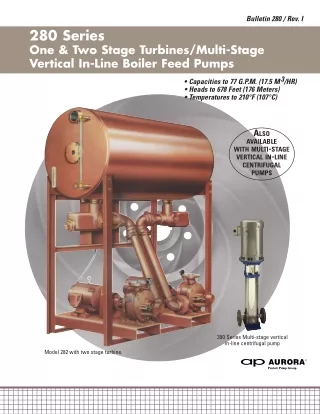 Multi-Stage Vertical In-Line Boiler Feed Pumps