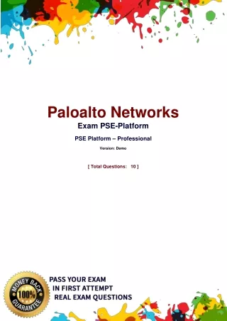 paloalto networks exam pse platform