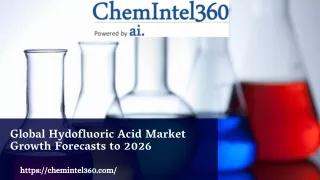 global hydofluoric acid market growth forecasts to 2026