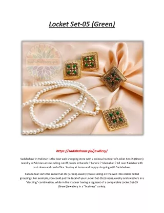 locket set 05 green