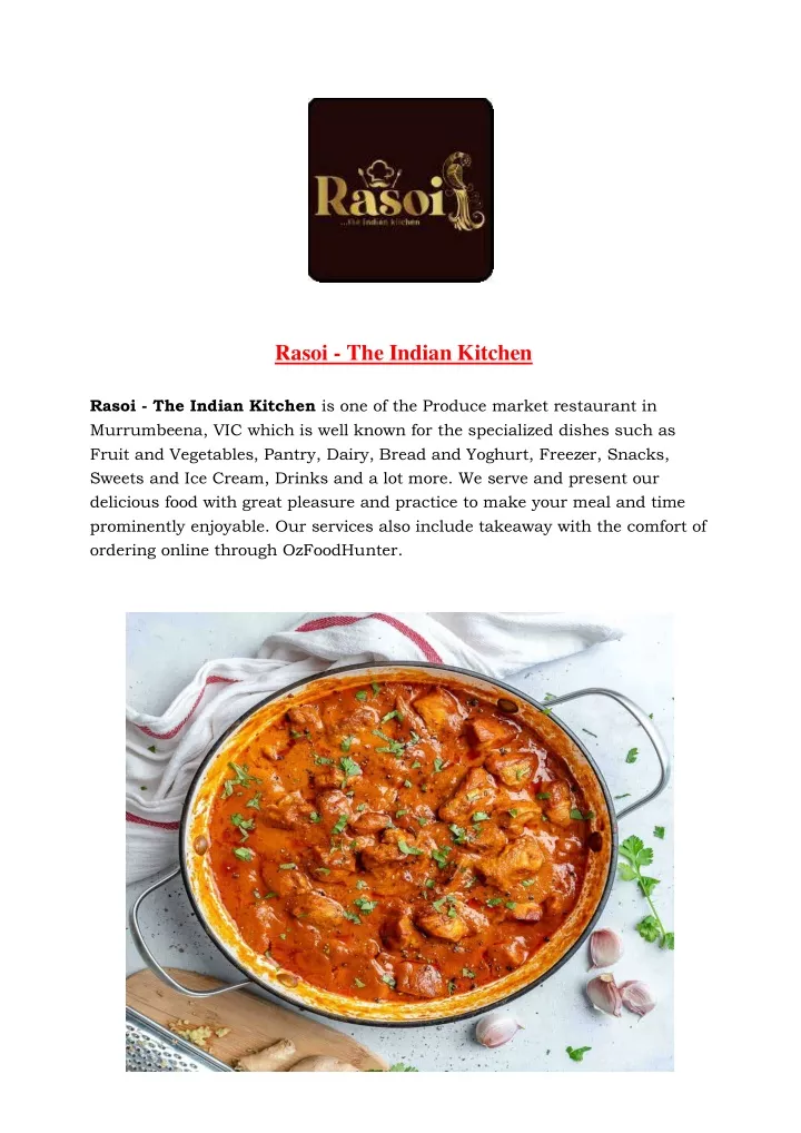 rasoi the indian kitchen