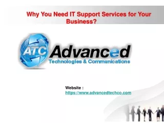 IT Support Services - AdvancedTechCo