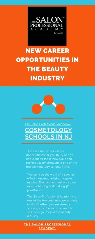 NEW CAREER OPPORTUNITIES IN THE BEAUTY INDUSTRY