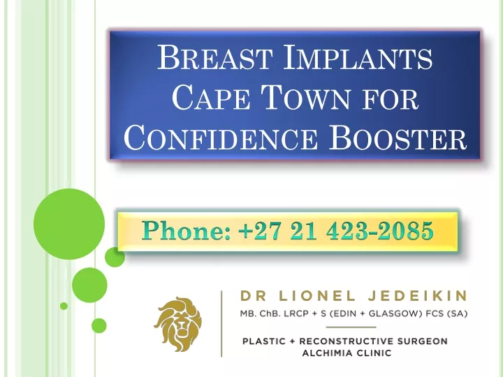 breast implants cape town for confidence booster