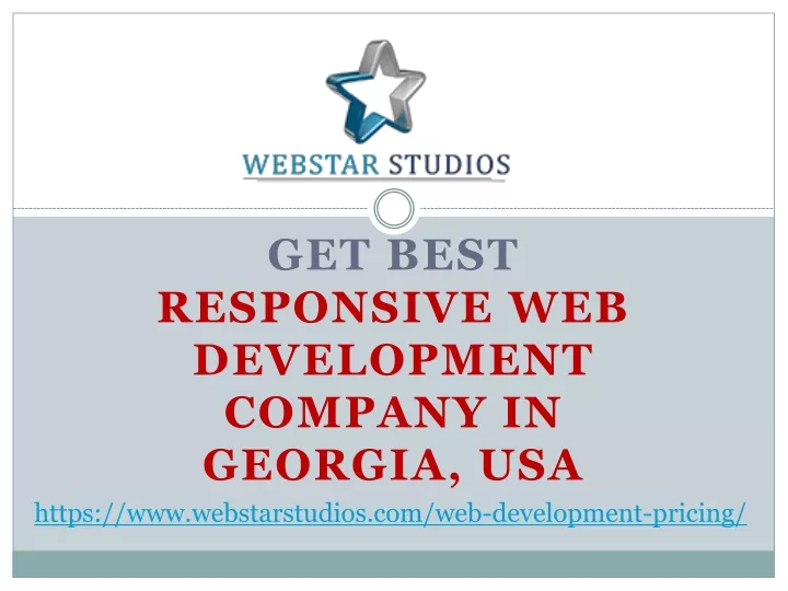 get best responsive web development company in georgia usa