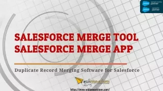 salesforce merge tool salesforce merge app