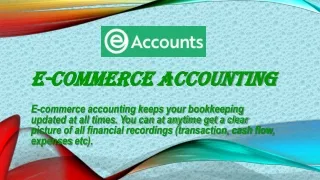 e commerce accounting
