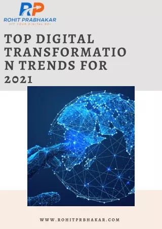 Top 10 Digital Transformation Trends For 2021