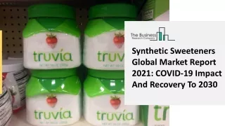 synthetic sweeteners global market report 2021