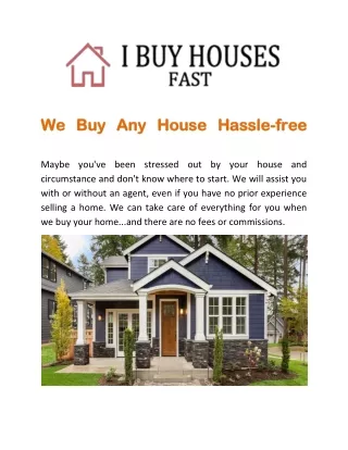 We Buy Any House | Brandobuyshouses