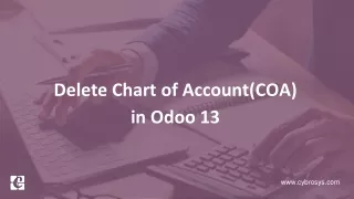 How to Delete Chart of Account (COA) in Odoo 13