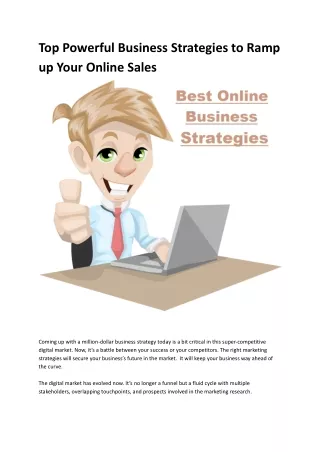 top powerful business strategies to ramp up your