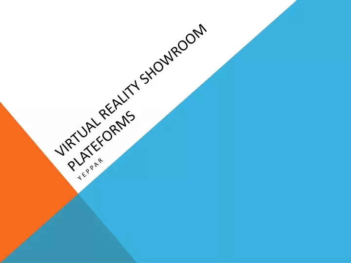 virtual reality showroom plateforms