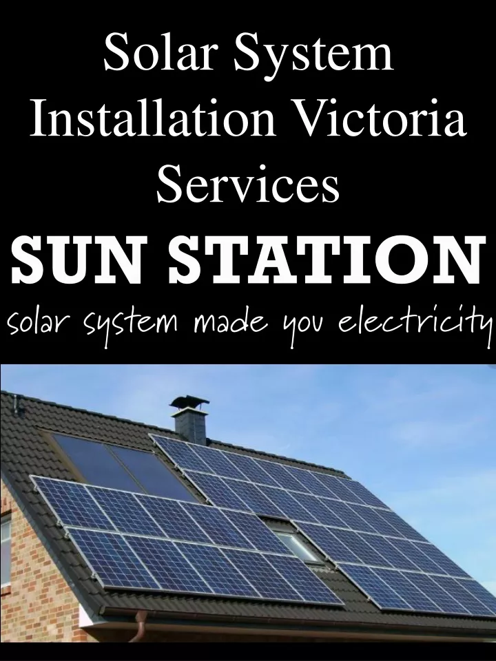 solar system installation victoria services