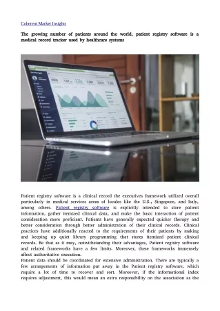 coherent market insights