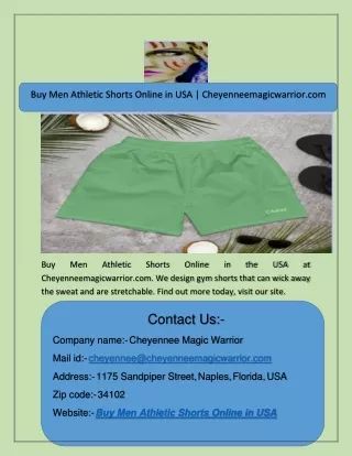 Buy Men Athletic Shorts Online in USA  Cheyenneemagicwarrior.com