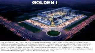 Golden I | Golden I Noida Extension