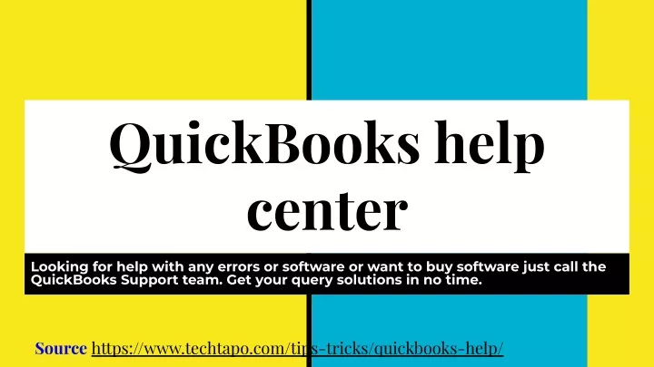 quickbooks help center
