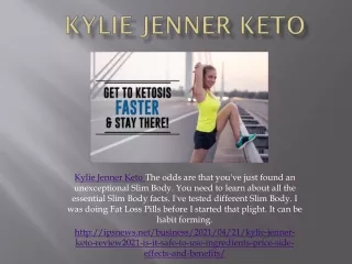 Kylie Jenner Keto