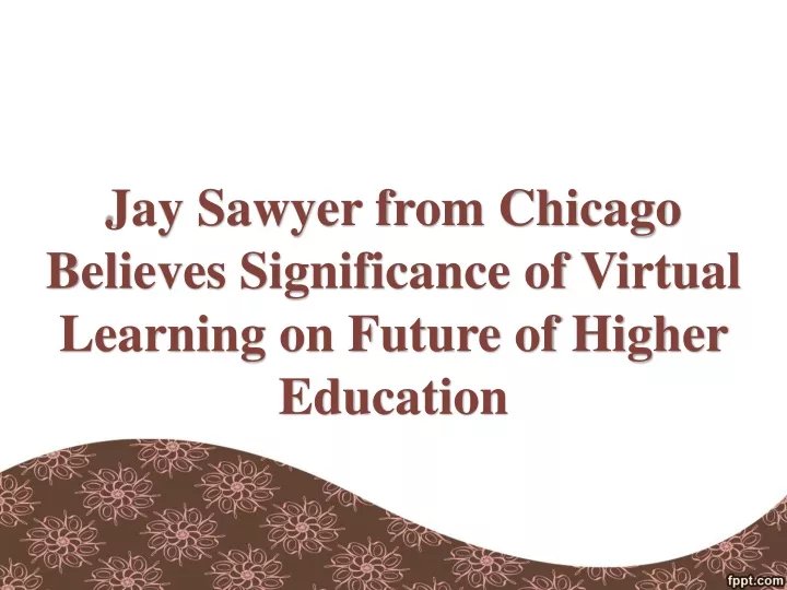 jay sawyer from chicago believes significance