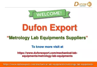 Metrology Lab Equipments Suppliers