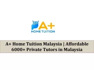 Find tuition near me