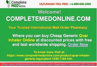 Buy Qvar Inhaler Online-CompleteMedOnline