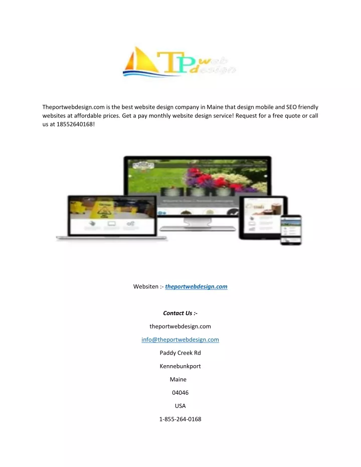 theportwebdesign com is the best website design