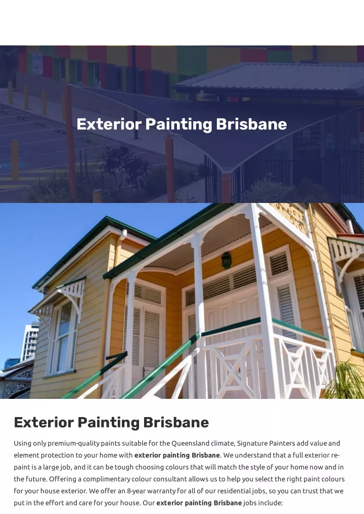exterior painting brisbane